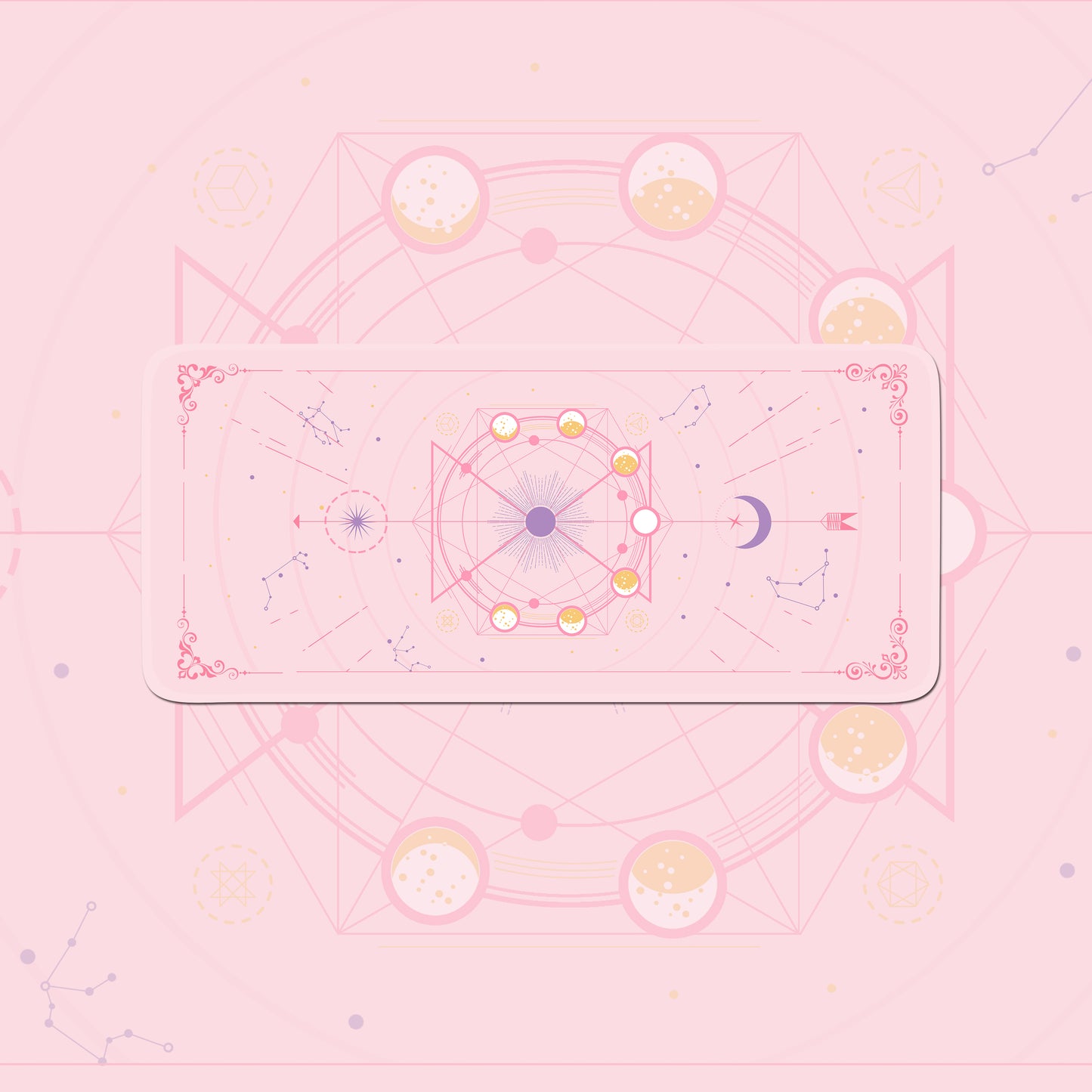 Large Kawaii Girl Gaming Mouse Pad Cute XXL Desk Mat Water Proof Nonslip Laptop Desk Accessories